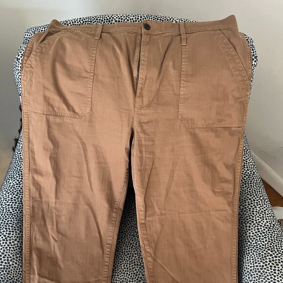 MADEWELL The Perfect Vintage Straight Workwear Pant size 33 *small tear* - Picture 2 of 7